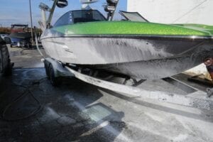 Boat Being Detailed