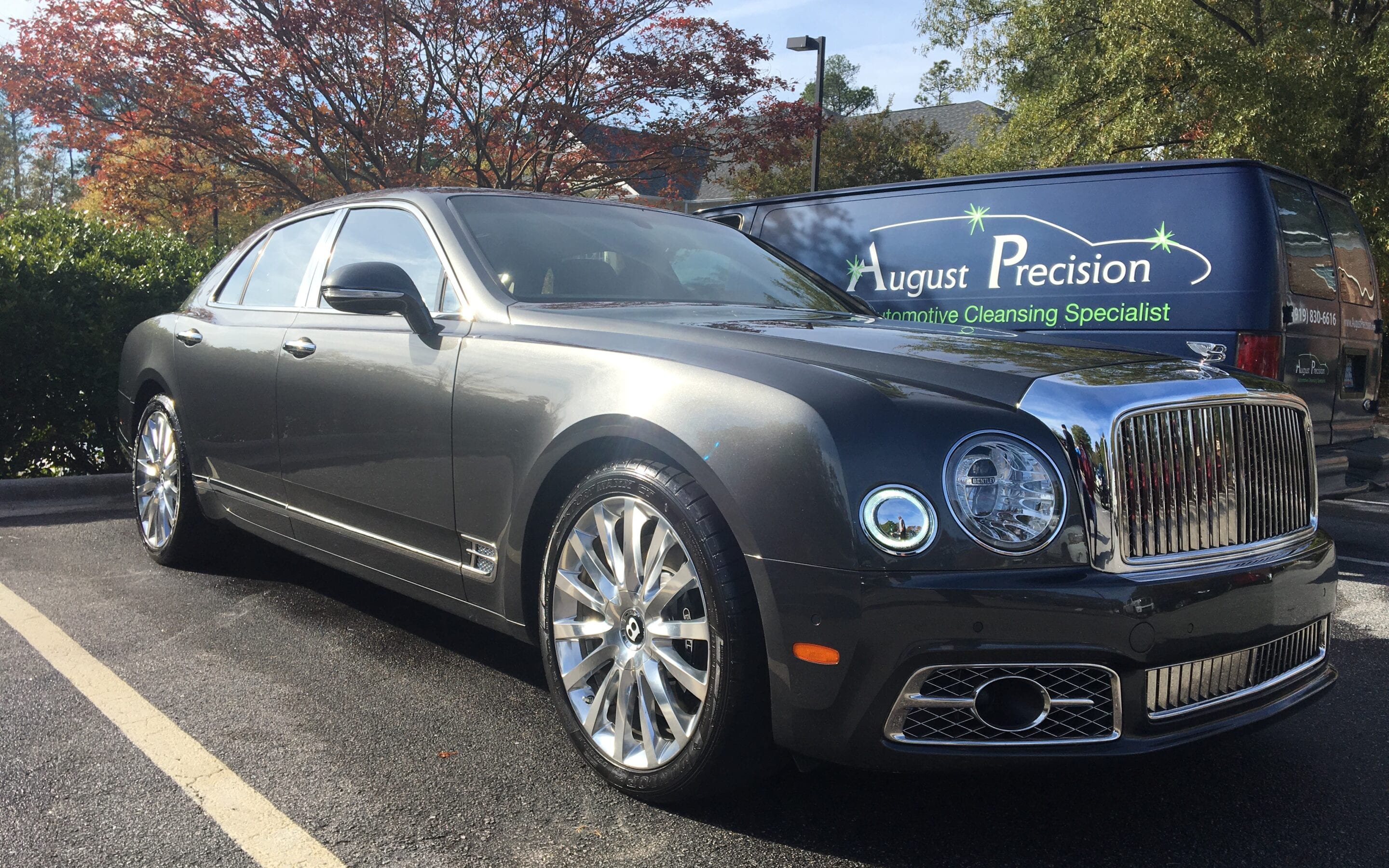 Photos of finished 2017 Bentley Mulsanne