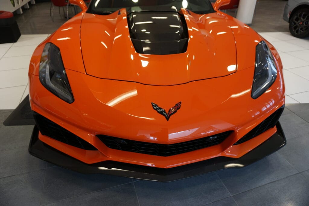 Orange Chevrolet Corvette