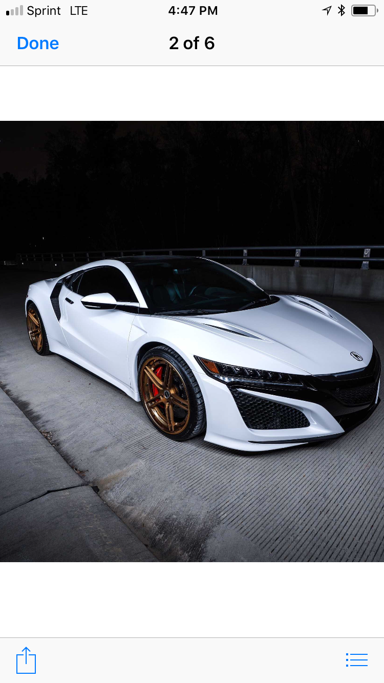 New Car Preparation Package of 2018 Acura NSX