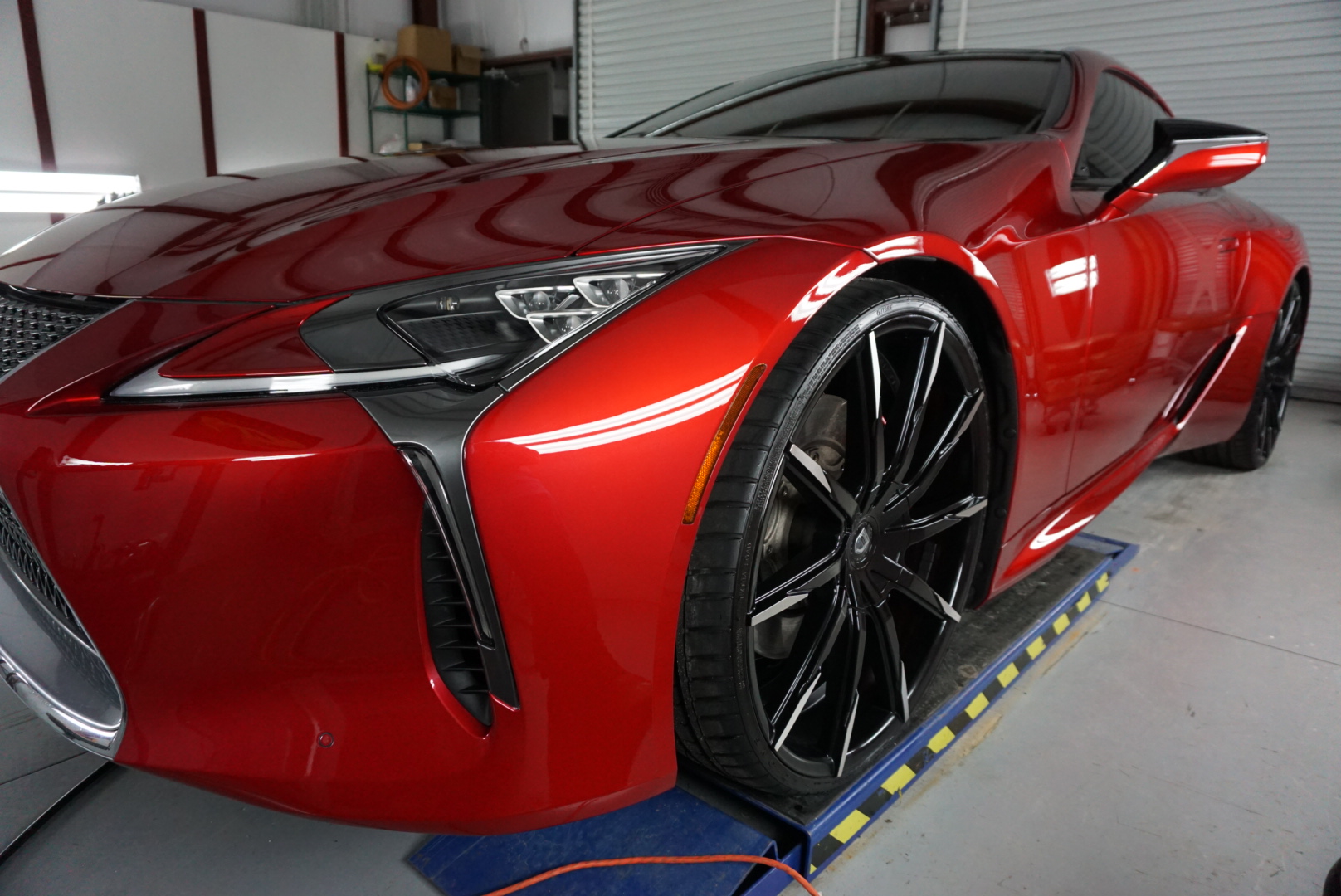 New Car Preparation of a 2018 Lexus LC