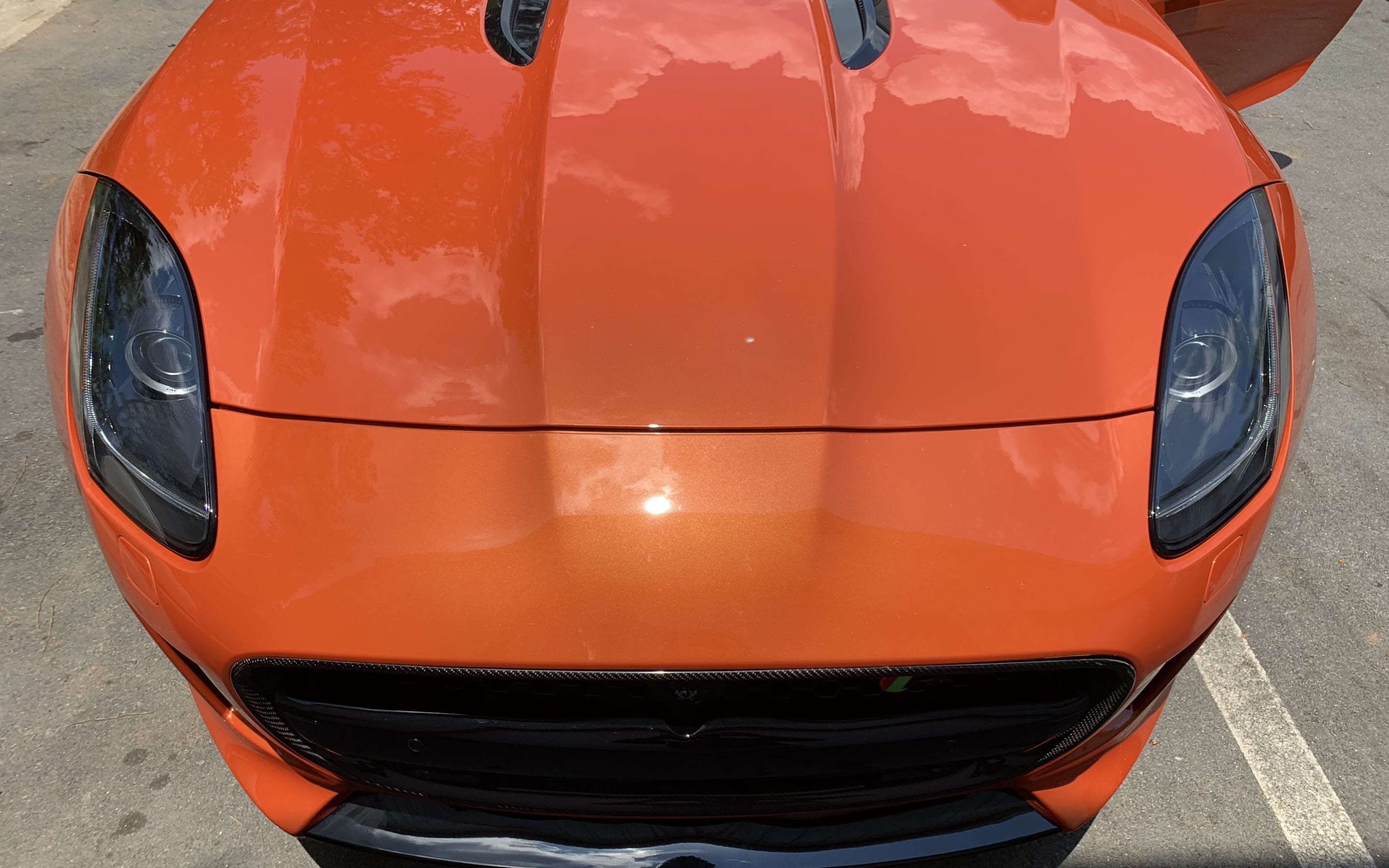 Photo of a 2019 Jaguar F Type being detailed by August Precision