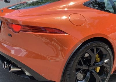 Photo of a 2019 Jaguar F Type being detailed by August Precision