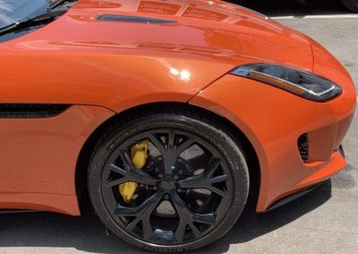 Photo of a 2019 Jaguar F Type being detailed by August Precision