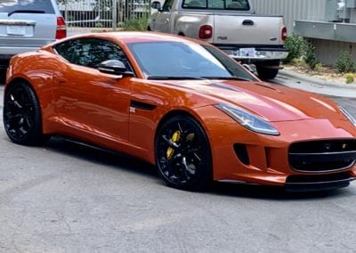 Photo of a 2019 Jaguar F Type being detailed by August Precision