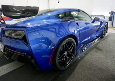 Photo of a New Car Preparation of a 2019 Chevrolet Corvette