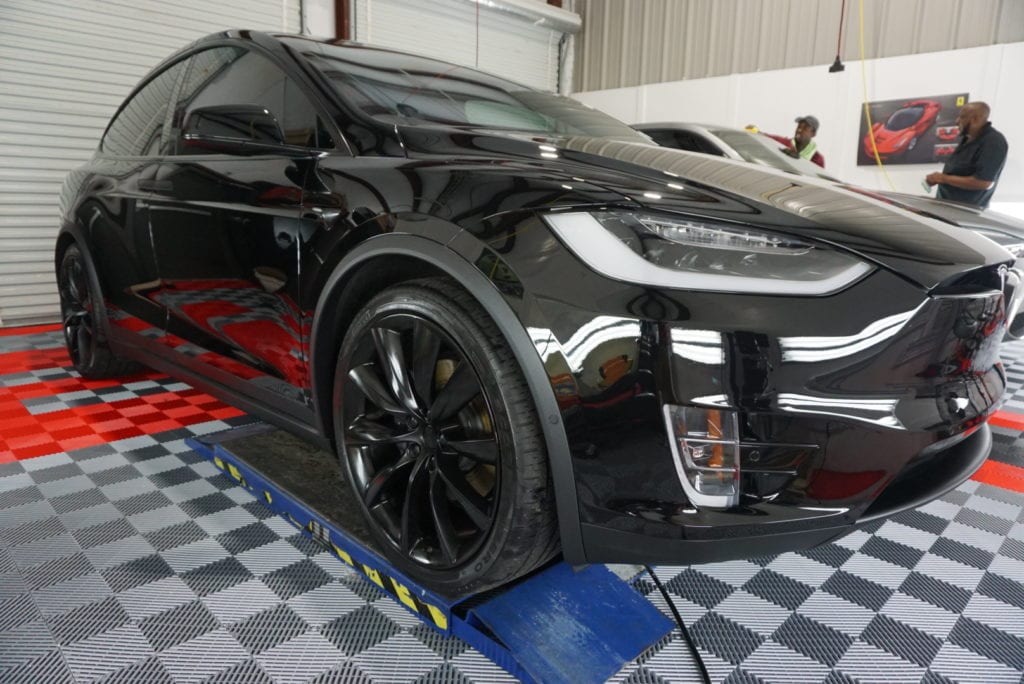 Photo of a Ceramic Coating of a 2018 Tesla Model X