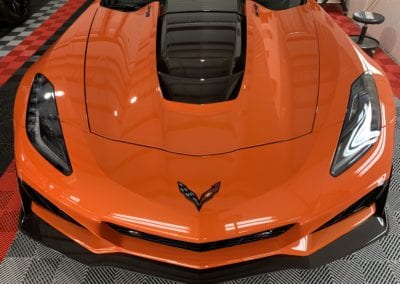 Photo of an Orange 2019 Chevrolet Corvette