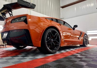 Photo of an Orange 2019 Chevrolet Corvette