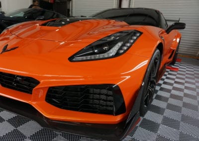 Photo of an Orange 2019 Chevrolet Corvette