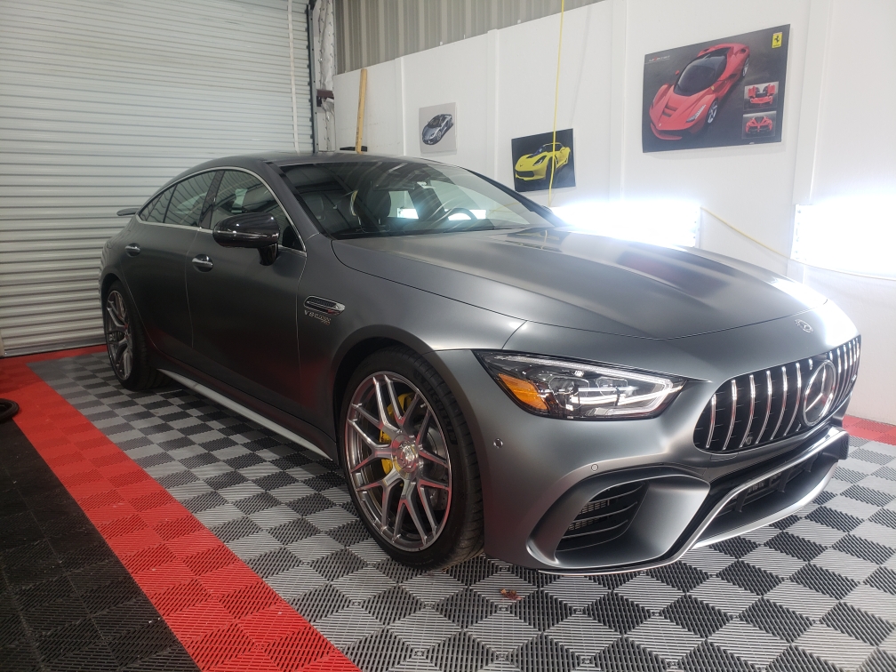 Ceramic Coating of a 2019 Mercedes AMG GT