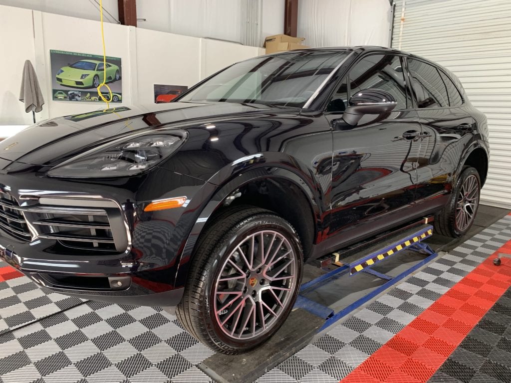 Photo of a New Car Preparation of a 2019 Porsche Cayenne