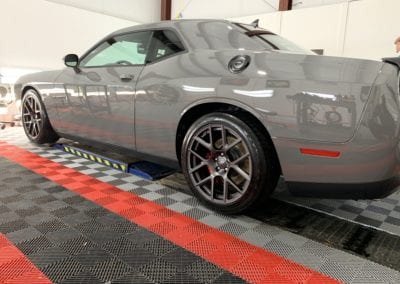 Photo of a New Car Preparation of a 2019 Dodge Challenger