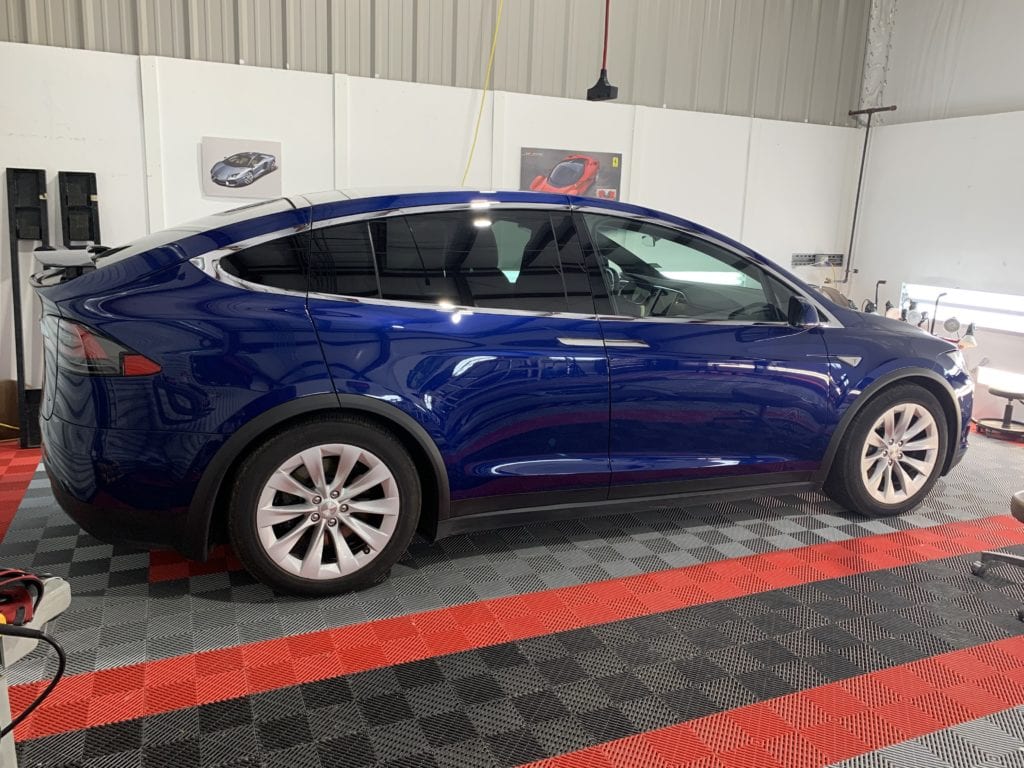 Photo of a Ceramic Coating of a 2018 Tesla Model X