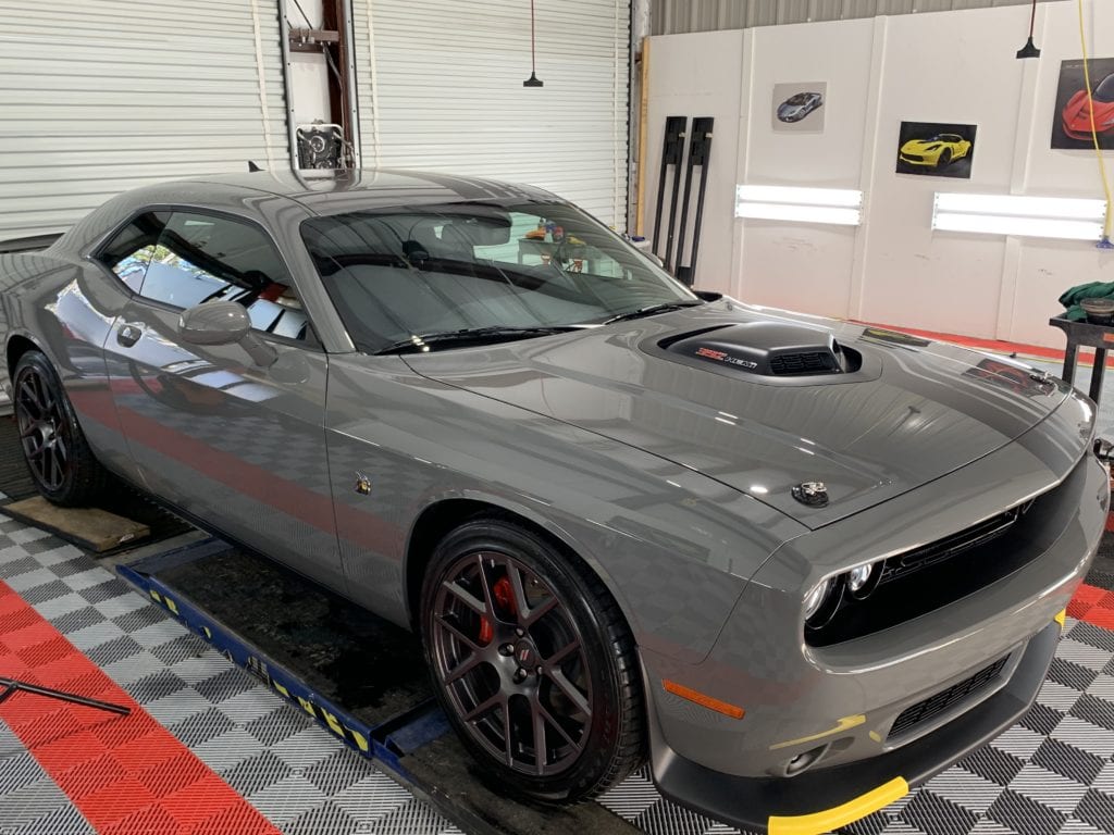 Photo of a New Car Preparation of a 2019 Dodge Challenger