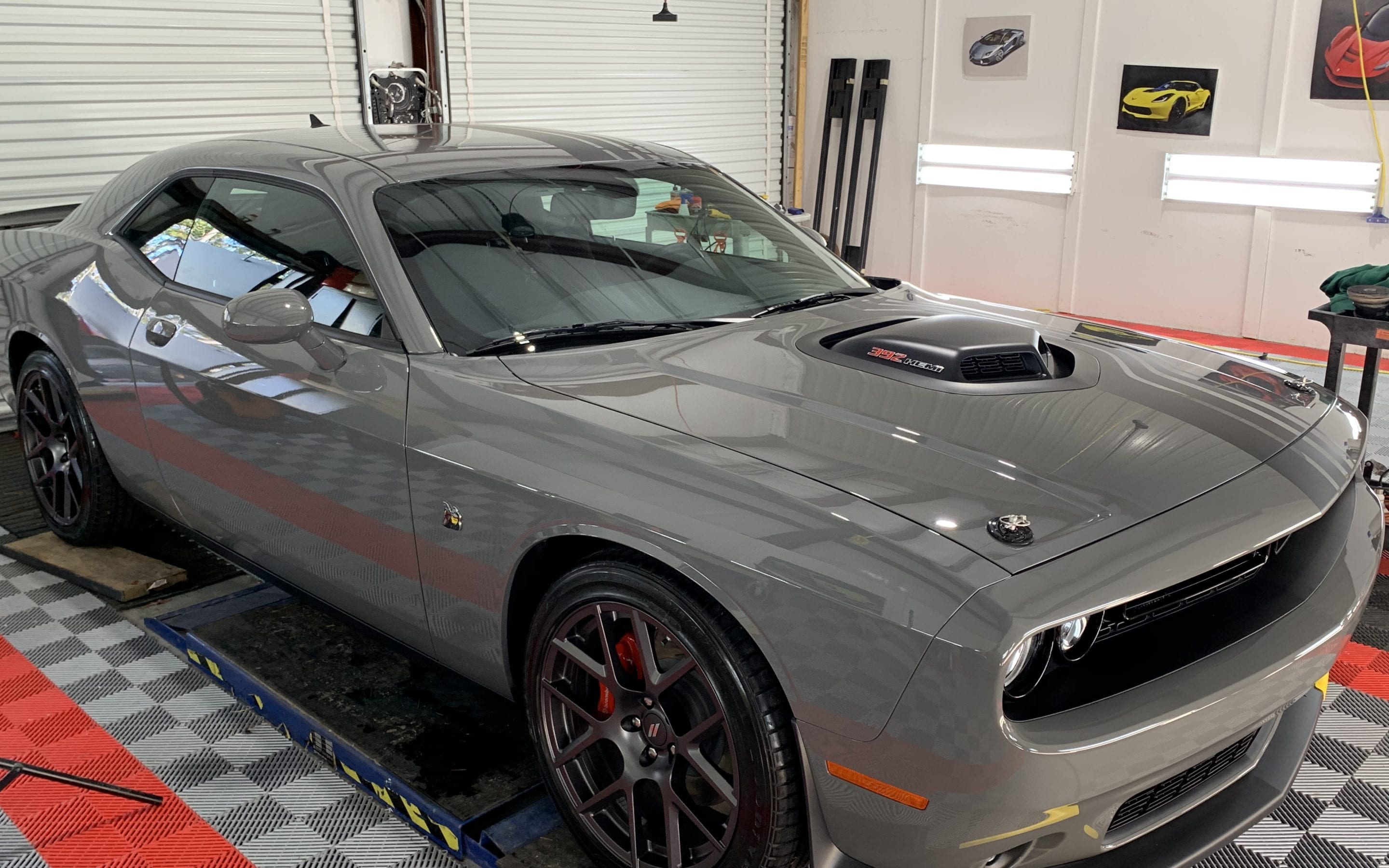 Photo of a New Car Preparation of a 2019 Dodge Challenger