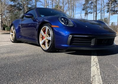 New Car Preparation of a 2020 Porsche Carrera Cabriolet GS