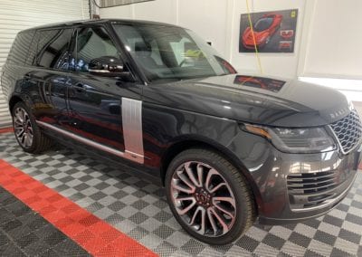 Photo of a Black Range Rover Ceramic Coating Raleigh NC