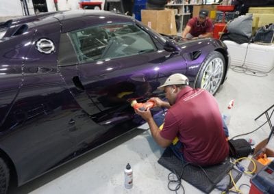 Bob Ingram Porsche Collection Restoration Photos of Porsche 918 Spyder by August Precision