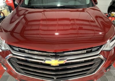 Photo of a New Car Preparation of a 2020 Chevrolet Traverse