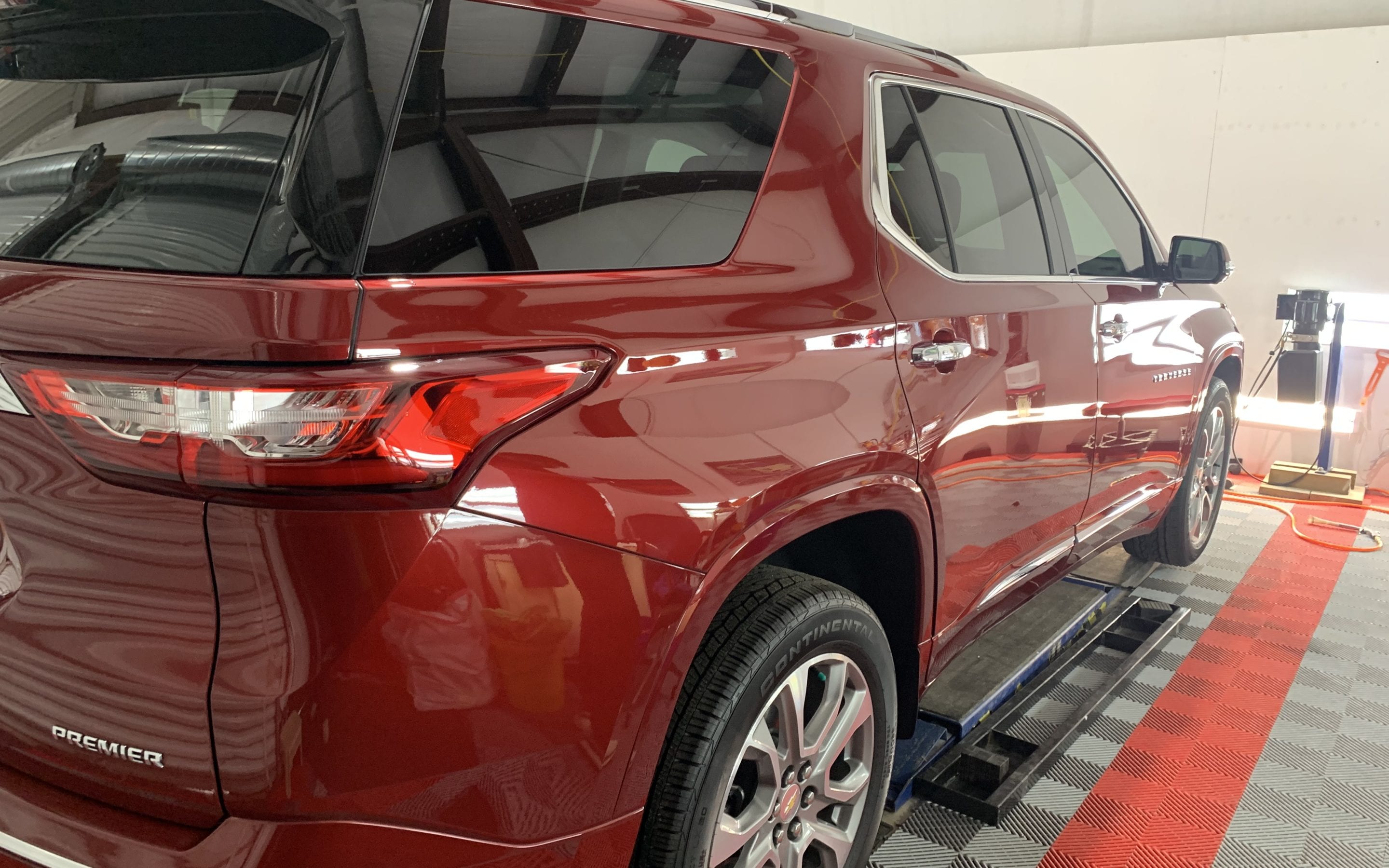 Photo of a New Car Preparation of a 2020 Chevrolet Traverse