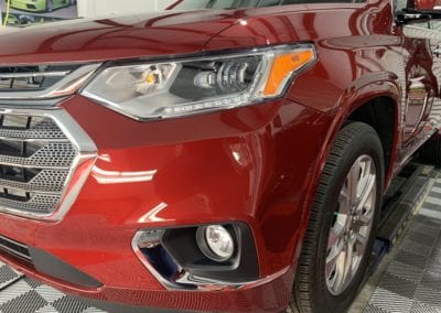 Photo of a New Car Preparation of a 2020 Chevrolet Traverse