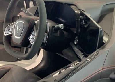 Photo of a New Car Preparation of a 2020 Chevrolet Corvette C8