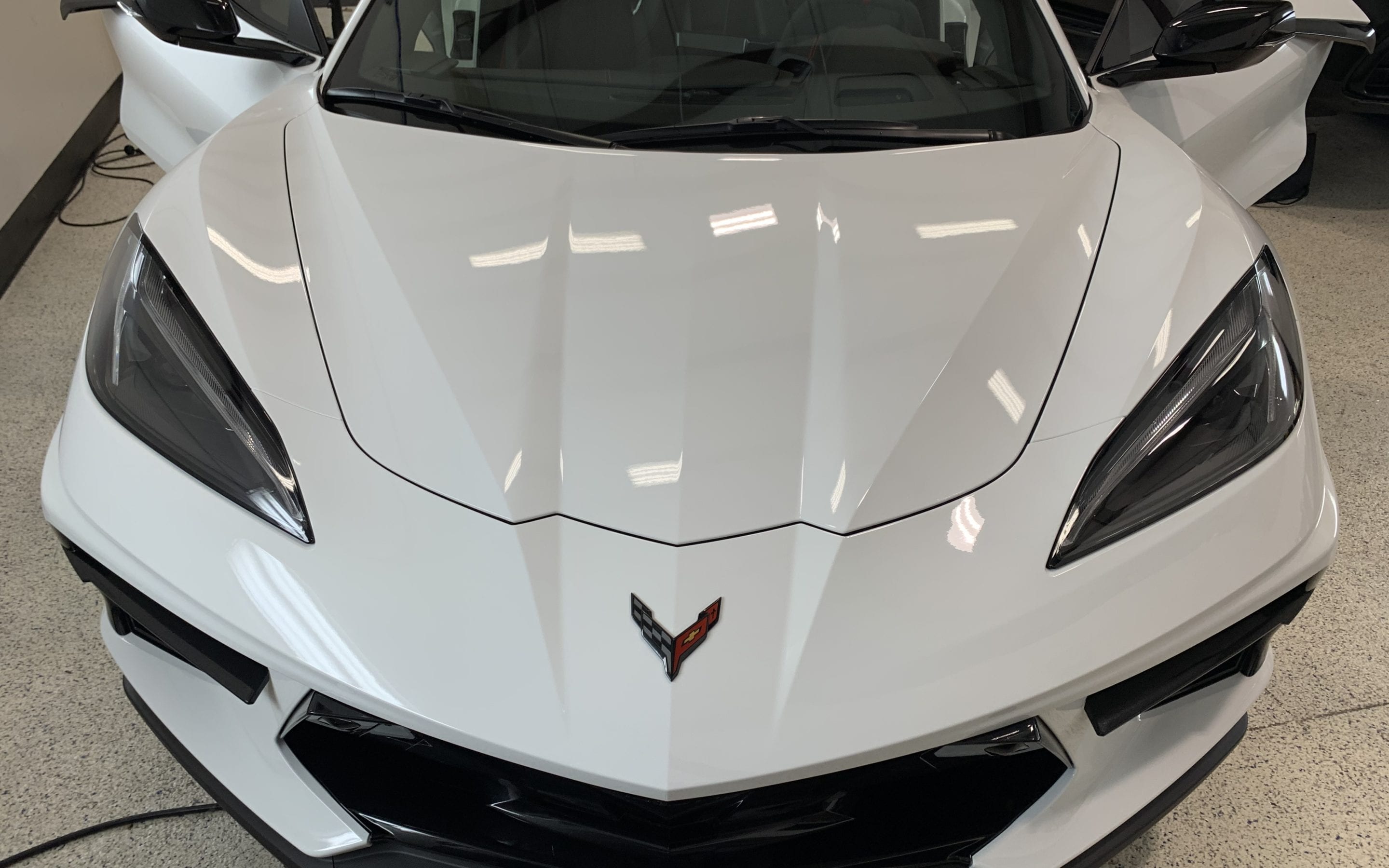 New Car Preparation of a 2020 Chevrolet Corvette C8