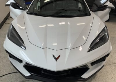 Photo of a New Car Preparation of a 2020 Chevrolet Corvette C8