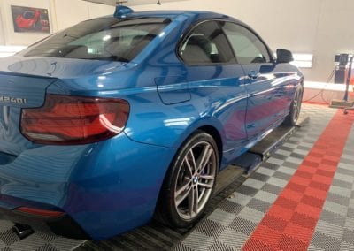 Photo of a blue Ceramic Coating of a 2019 BMW 2 Series