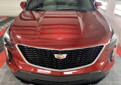 Photo of a New Car Preparation of a 2020 Cadillac XT4