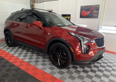 Photo of a New Car Preparation of a 2020 Cadillac XT4