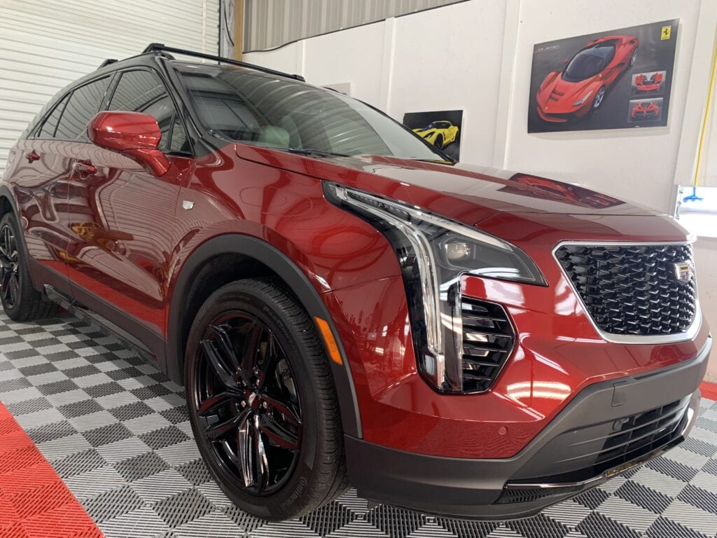 Photo of a New Car Preparation of a 2020 Cadillac XT4