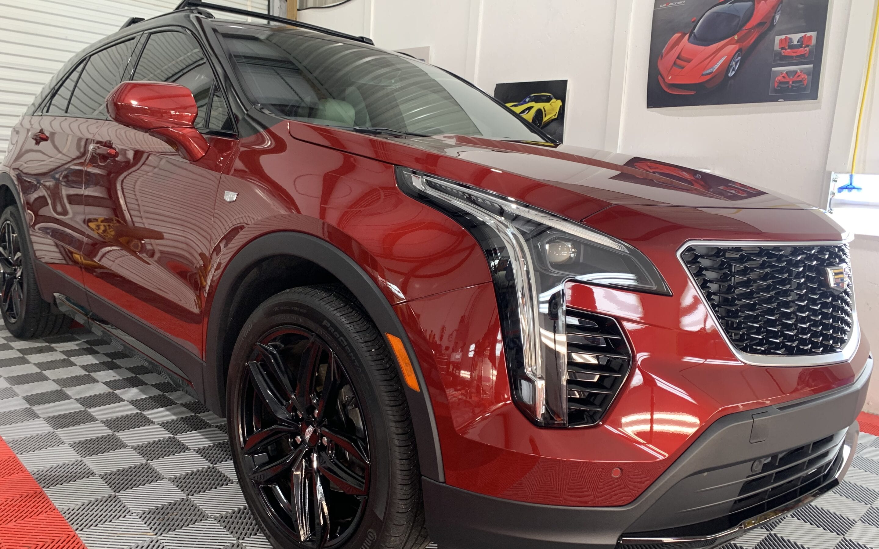 Photo of a New Car Preparation of a 2020 Cadillac XT4