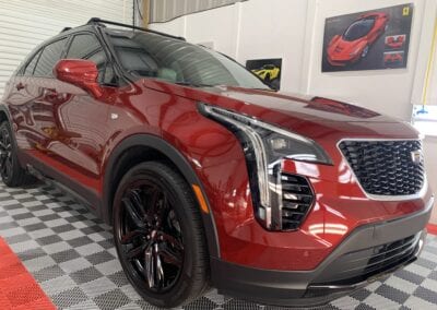 Photo of a New Car Preparation of a 2020 Cadillac XT4