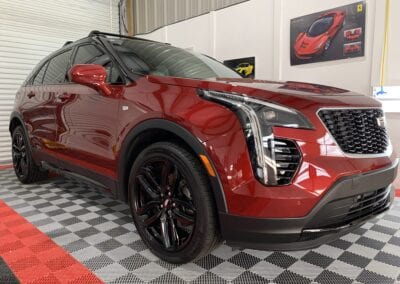 Photo of a New Car Preparation of a 2020 Cadillac XT4