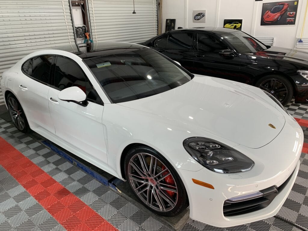 Photo of a New Car Preparation of a 2019 Porsche Panamera