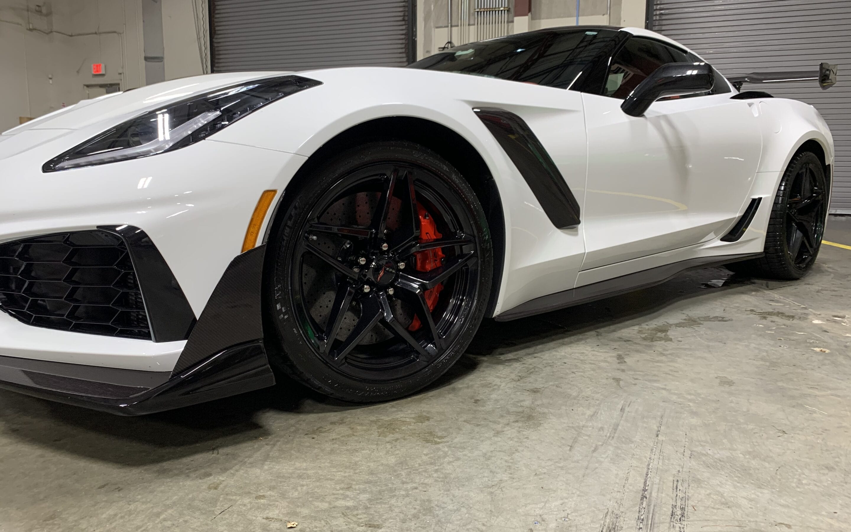 New Car Preparation of a 2019 Chevrolet Corvette