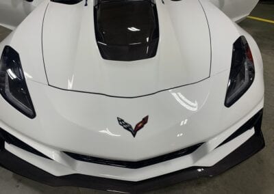 Photo of a New Car Preparation of a 2019 Chevrolet Corvette