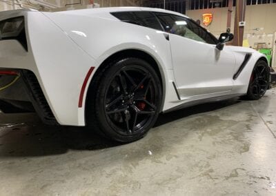 Photo of a New Car Preparation of a 2019 Chevrolet Corvette