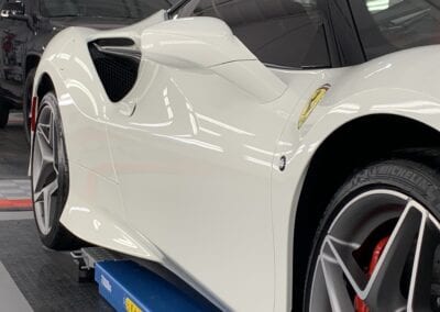 Photo of a New Car Preparation of a 2020 Ferrari F8 Tributo