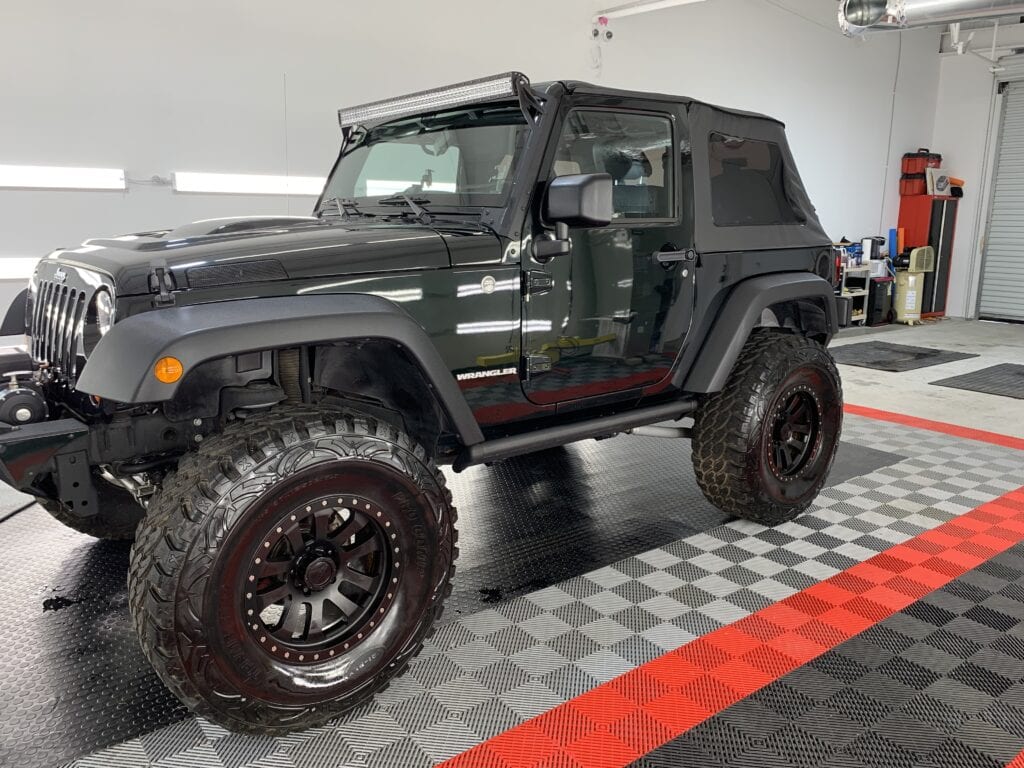 Photo of a Full Detail of a 2016 Jeep Wrangler
