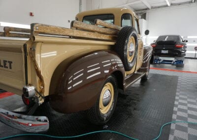 Photo of a Paint Correction of a 1954 Chevrolet Advance Design