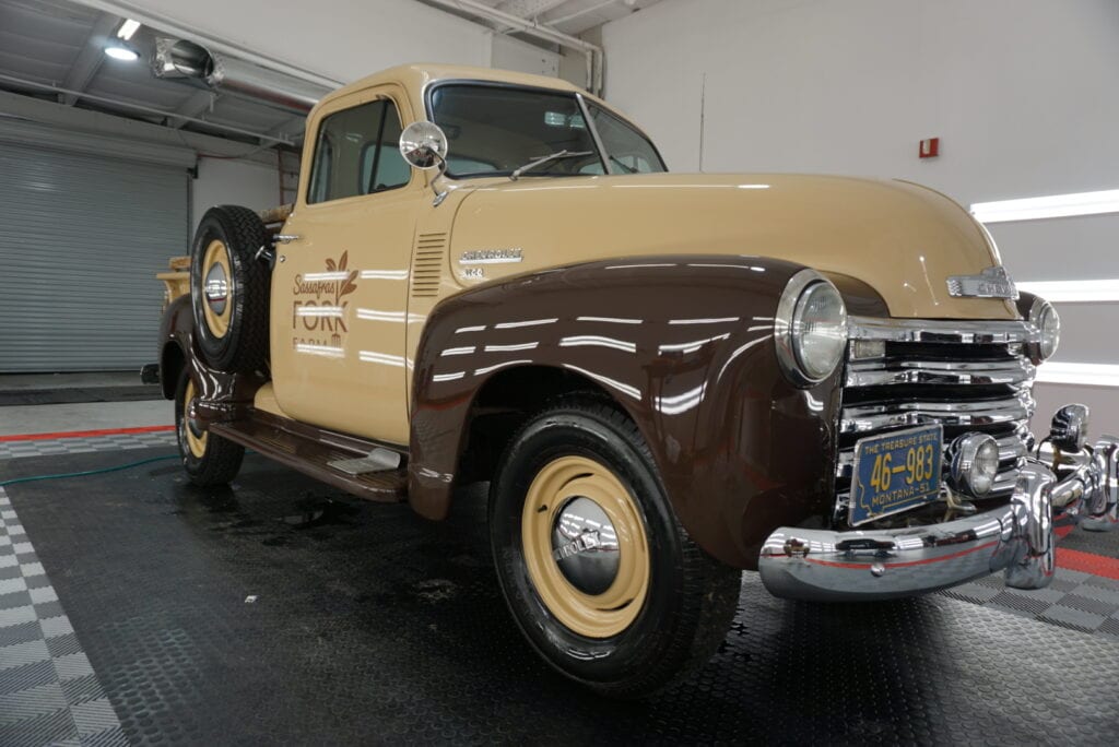 Photo of a Paint Correction of a 1954 Chevrolet Advance Design