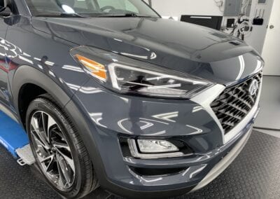 Photo of a New Car Preparation of a 2021 Hyundai Tucson