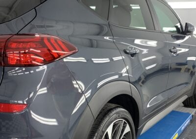 Photo of a New Car Preparation of a 2021 Hyundai Tucson