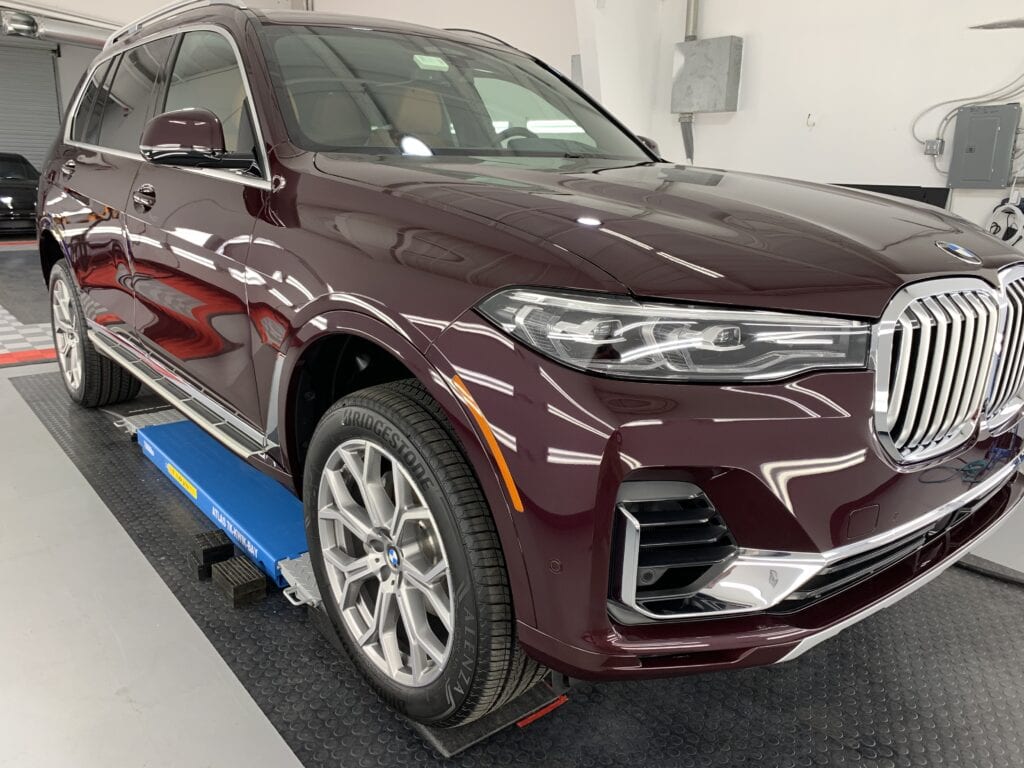 Photo of a New Car Preparation of a 2020 BMW 7-Series