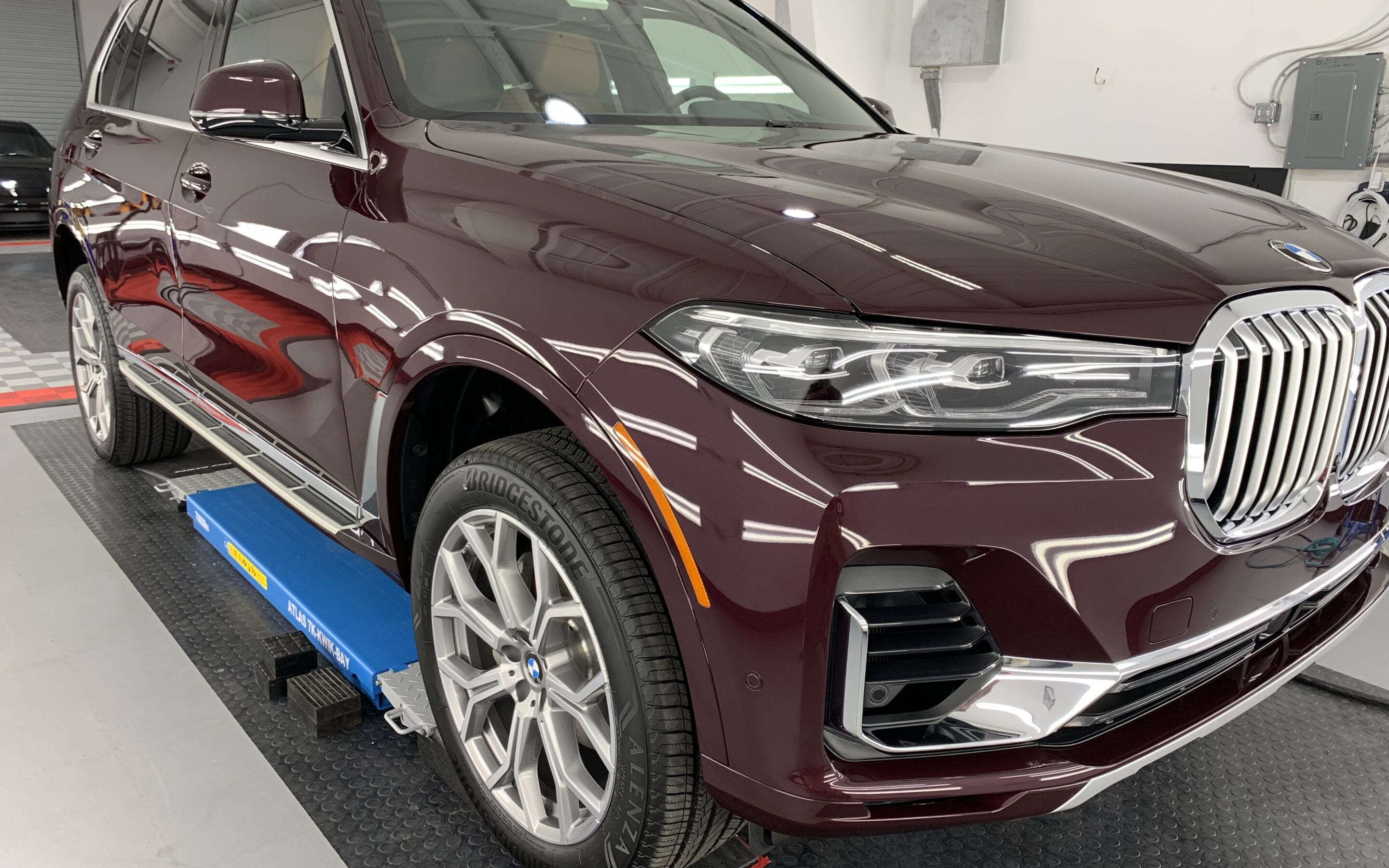 Photo of a New Car Preparation of a 2020 BMW 7-Series