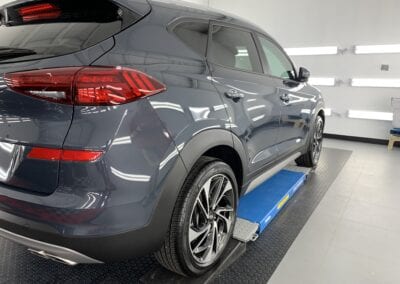 Photo of a New Car Preparation of a 2021 Hyundai Tucson