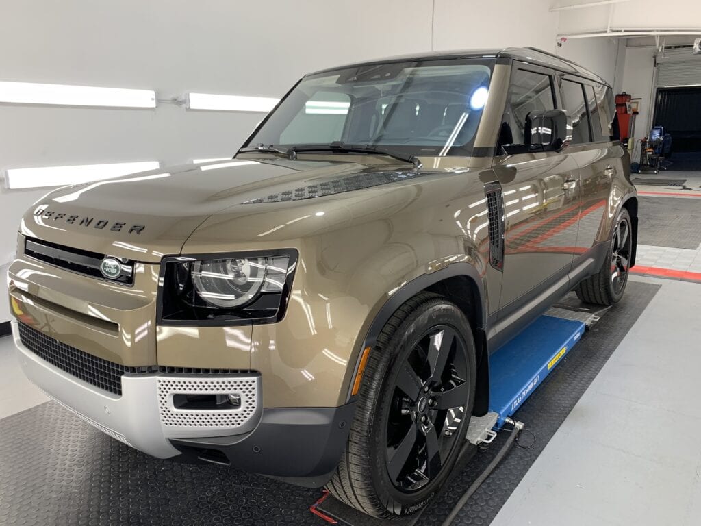 Photo of a New Car Preparation of a 2020 Land Rover Defender